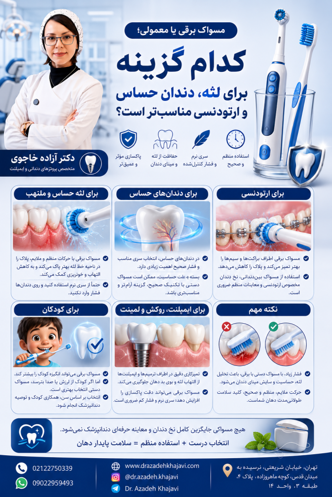 مسواک برقی یا معمولی